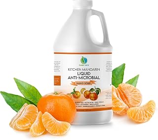 Deep Cleansing Hand Soap, 64 oz Bulk Refill - Kitchen Mandarin Scent - Gentle, Moisturizing Liquid Hand Soap for Kitchen & Bathroom - Personal Care