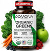 Pomona Organic Super Greens Supplements, 60 Tabs, Greens Superfood Powder