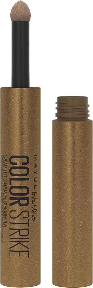 Maybelline New York Color Strike Eye Shadow Pen, Cream To Powder Finish, 50 Hustle