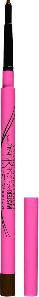 Maybelline Master Precise Skinny Gel Eyeliner Pencil, Sharp Brown, 1 Count