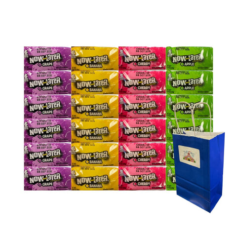 Now and Later Taffy Chews Variety Pack 24 Pieces Assorted