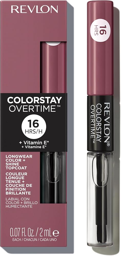 Revlon ColorStay Overtime Lipcolor, 370 Everlasting Rum, 0.07 fl oz