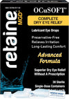 Ocusoft Retaine MGD Ophthalmic Emulsion - Complete Dry Eye Relief - Soothes Red & Irritated Eyes - 30 Count Preservative-Free Single-Use Containers - 0.01 Fl Oz