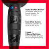 REVLON Turbo Hair Dryer | 1875 Watts of Maximum Shine, Fast Dry (Silver) - Image 3