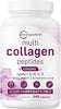 Micro Ingredients Multi Collagen Peptides Pills, 240 Capsules