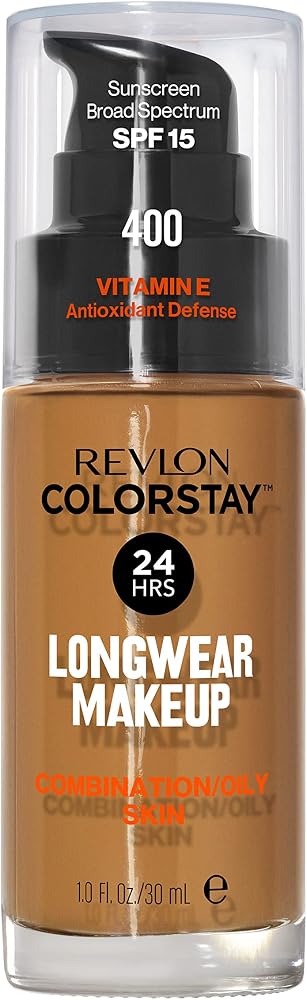 Revlon Colorstay Longwear Makeup Combo/Oily, 400 Caramel, 1 fl oz