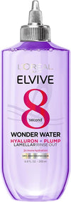 L'Oreal Paris Elvive Hyaluron Plump Flash Hydration Wonder Water Hair Rinse, 8 Second Hydrating Hair Care Treatment for Soft, Shiny Hair, 6.8 Fl Oz - Personal Care