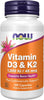 NOW Supplements, Vitamin D-3 & K-2, 1,000 IU/45 mcg, 120 Veg Caps - Image 2