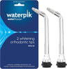 Waterpik Whitening Water Flosser Replacement Tip, Orthodontic, White & Black, 2 Count - Image 1