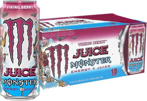Monster Energy Juice Viking Berry, Energy Drink, 16 Ounce