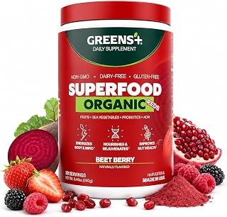 Greens+ Organic Reds Superfood Powder, Antioxidant Energy Powder 8.78 oz