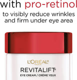 L'Oreal Paris Skincare Revitalift Anti-Wrinkle and Firming Eye Cream with Pro Retinol, Tre - Image 3