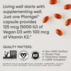 Sports Research® Vegan Vitamin D3 + K2 w/Coconut Oil, 60 Count Plantgels™ - Image 4