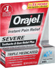 Orajel Severe Instant Pain Relief Gel - 0.25 oz, Pack of 6 - Image 1