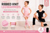 Moret Kids Girls' Ballet and Dance 2-Pack Soft Ribbed Knit Legwarmers - Combination Pack ( - Image 4