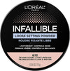 L'Oreal Paris Infallible Tinted Loose Setting Powders, Matte Finish, Lightweight, No White Cast, 2 Shades From Light To Deep, Translucent Medium-deep, 0.28 Oz