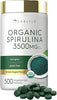Carlyle Organic Spirulina Tablets | 3500mg | 500 Count