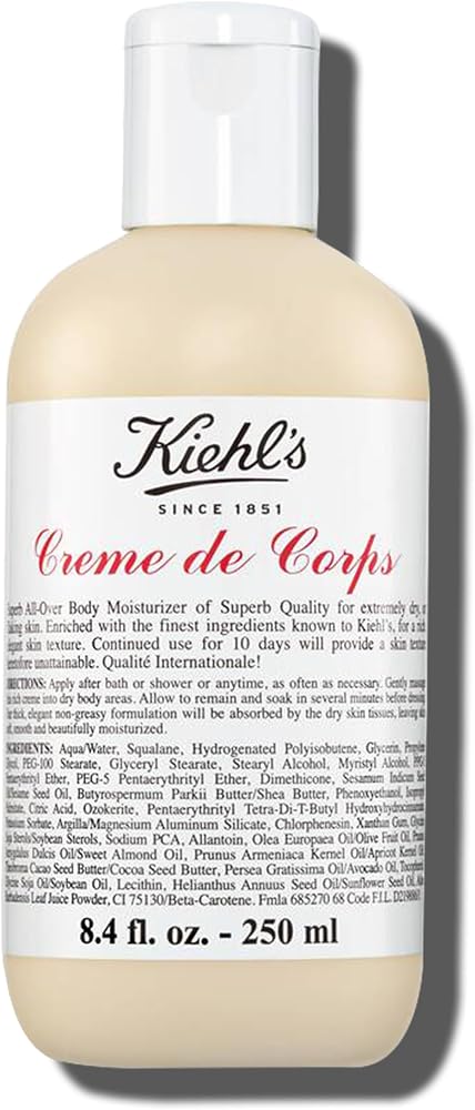 Kiehl's - Creme de Corps Body Lotion, with Cocoa Butter, Fast Hydration
