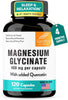 Magnesium Glycinate 400mg 120 Capsules for Good Sleep & Muscle Relaxation