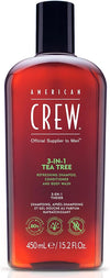American Crew 3-in-1 Shampoo & Body Wash, Tea Tree, 15.2 fl oz