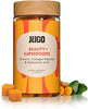 JUGO BEAUTY Hair Skin and Nails Vitamins - 2500mcg Hydrolyzed Collagen Peptides & 2500mcg Biotin Gummies with Hyaluronic Acid & Turmeric, Support Healthy Hair Growth, Glowing Skin & Strong Nails, 40ct