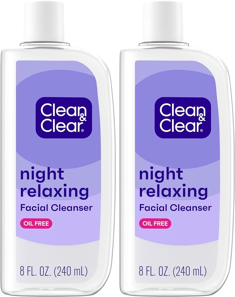 Cln&Clr Night Relxng Face Size 8z Clean & Clear Night Relaxing Face Wash 8z - Personal Care