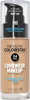 Revlon Colorstay Longwear Makeup Normal/Dry, 180 Sand Beige, 1 fl oz