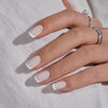 Press On Nails Medium - BTArtbox Perfect Fit Press On Nails Almond Made by Soft Gel, Purpl - Image 2