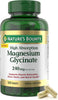Nature’s Bounty High Absorption Magnesium Glycinate 240 mg Capsules, 120 ct - Image 1