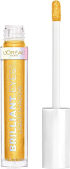 L’Oréal Paris Brilliant Eyes Shimmer Liquid Eye Shadow Makeup, Crown Gold, 0.1 oz.