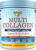 Terranics Multi Collagen Peptides, Type I II III V X Hydrolyzed Collagen