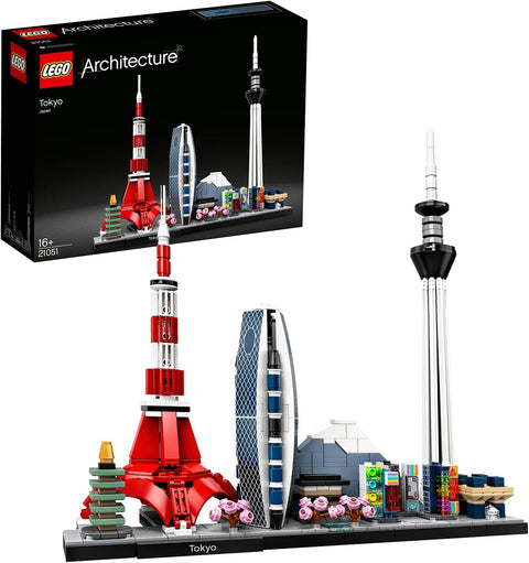 LEGO® Architecture Skylines: Tokyo 21051 Building Kit, Collectible Architecture Building Set for Adults