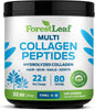 Collagen Peptides Powder Unflavored - Hydrolyzed Collagen Protein Powder Type 1, 2 & 3 - Grass Fed Keto Collagen Powder for Women & Men - Vital Hair, Skin, Nails, Joints, Recovery, 11g Per Serving