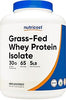 Nutricost Grass-Fed Whey Protein Isolate (Unflavored) 5LBS