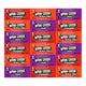 Variety Pack Candy Now and Later – 18 Count Individually Wrapped Chewy Candy Assortment – Includes 6 Each of Tropical Punch, Grape, Strawberry – Perfect for Snacking, Sharing, and Party Favors