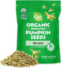 Go Raw Organic Sprouted Pumpkin Seeds - Sea Salted Pepita Snack - Image 1