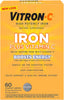 Vitron-C Iron Supplement Plus Vitamin C, Immunity Support, 60 Ct - Image 1