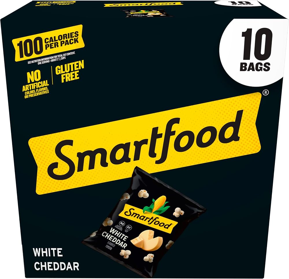 Frito-Lay Smartfood Popcorn, White Cheddar, (10 Count)