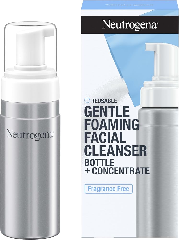 Neutrogena Reusable Gentle Foaming Facial Cleanser Starter Kit, 7.5 fl oz - Personal Care