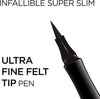 L'Oreal Paris Makeup Infallible Super Slim Long-Lasting Liquid Eyeliner, Ultra-Fine Felt T - Image 3