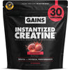 Gains in Bulk Instantized Creatine Monohydrate, Sour Raspberry, 30 Servings