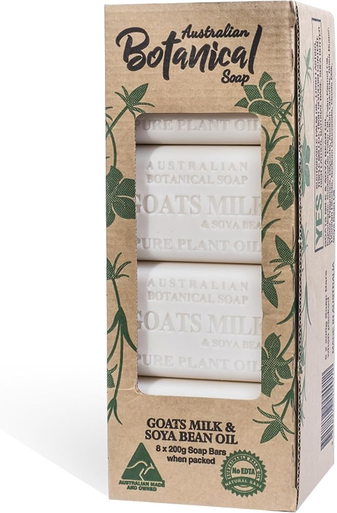 Australian Botanical Goat Milk Soap Collection, 6.6 oz., Pack of 8 - Personal Care