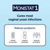 Monistat 1-Dose Yeast Infection Treatment, 1 Ovule Insert & External Itch Cream - Personal - Image 4