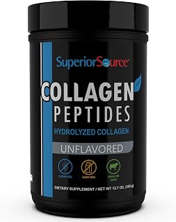 Superior Source Collagen Peptides, Hydrolyzed, Unflavored, 12.7 oz