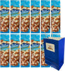 Big Top Deals USA Blue Paper Bag 5.25x3.2x8 with 12 Pack Diamond Almonds Roasted Salted 1. - Image 1