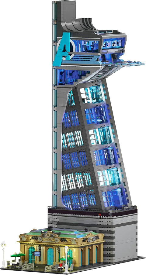 Spider Hero Tower Building Set with Light - 6232 Pcs