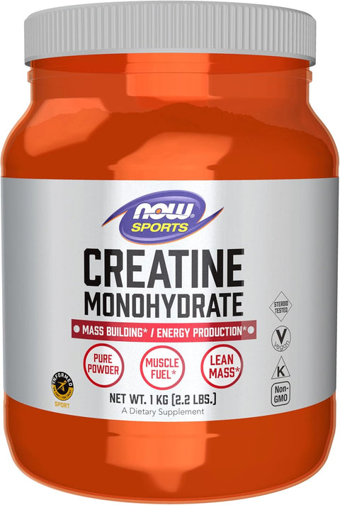 NOW Sports, Creatine Monohydrate Powder, Muscle Fuel*, 2.2 lbs
