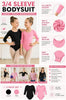 Moret Kids Girls Ballet Dance 2-Pack 3/4 Sleeve Leotard Set, Black and Pink Classic Scoop  - Image 3