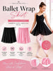 Moret Kids Girls' Ballet and Dance 2-Pack Chiffon Wrap Skirt - Combination Pack (Black & P - Image 4