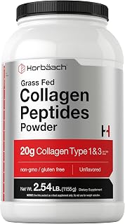 Horbaach Collagen Peptides Powder 40 oz | Unflavored | For Men & Women